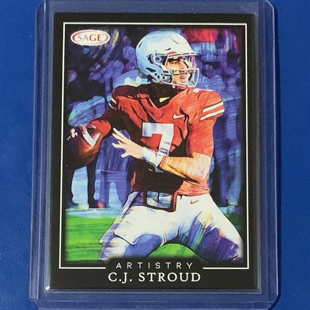 C.J. Stroud #36 [Rookie] 2022 Sage Artistry Football Trading Card